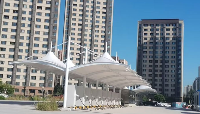 沈陽膜結構車棚張拉膜廠家：優(yōu)質膜材，適用范圍廣